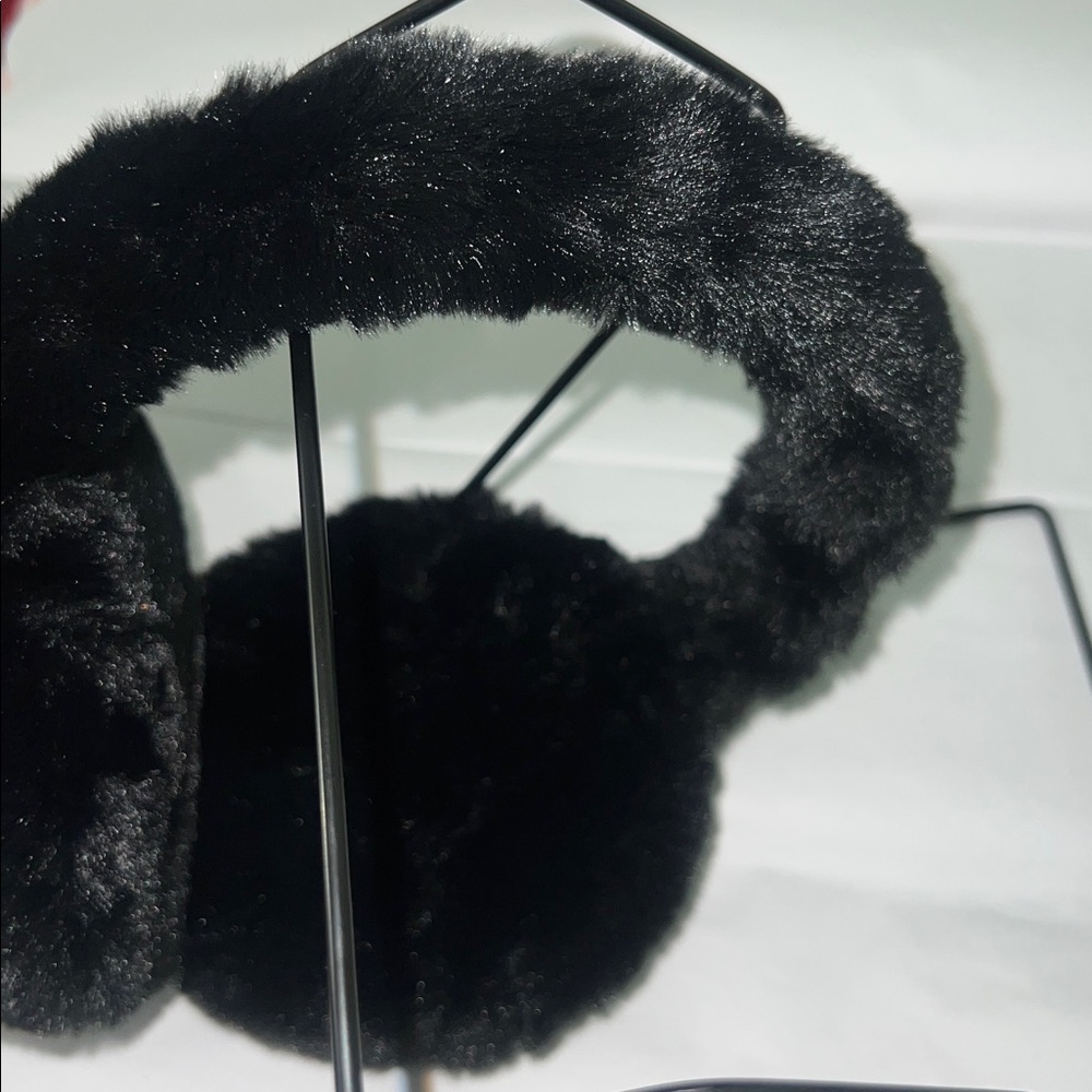 CC Black Adjustable Fuzzy Earmuffs - Picture 5 of 11